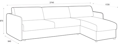 Scandic 160 sjeselong 