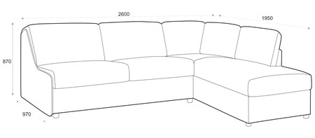 Compact 140 open corner