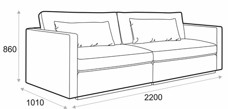 Varia 3-seter sofa
