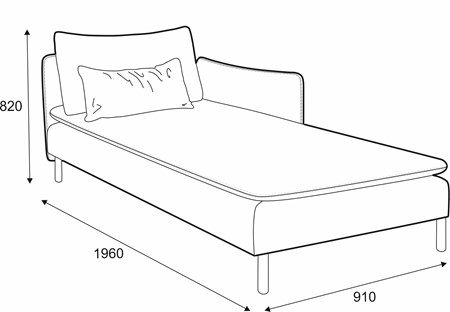 Idyll Daybed høyre